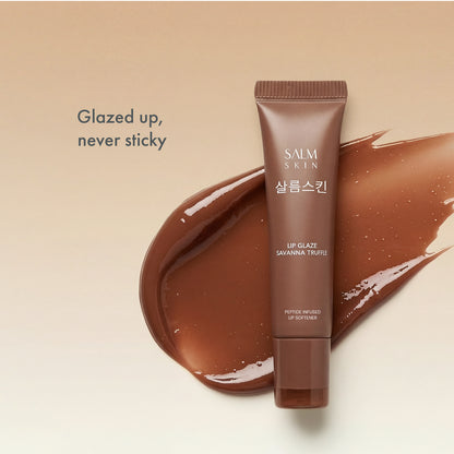 Salm Skin Lip Glaze Savanna Truffle