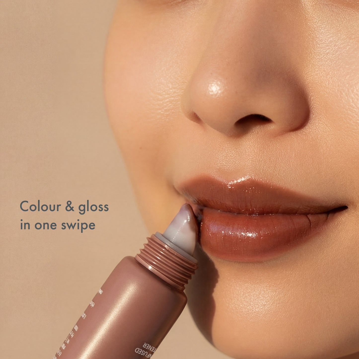 Salm Skin Lip Glaze Savanna Truffle